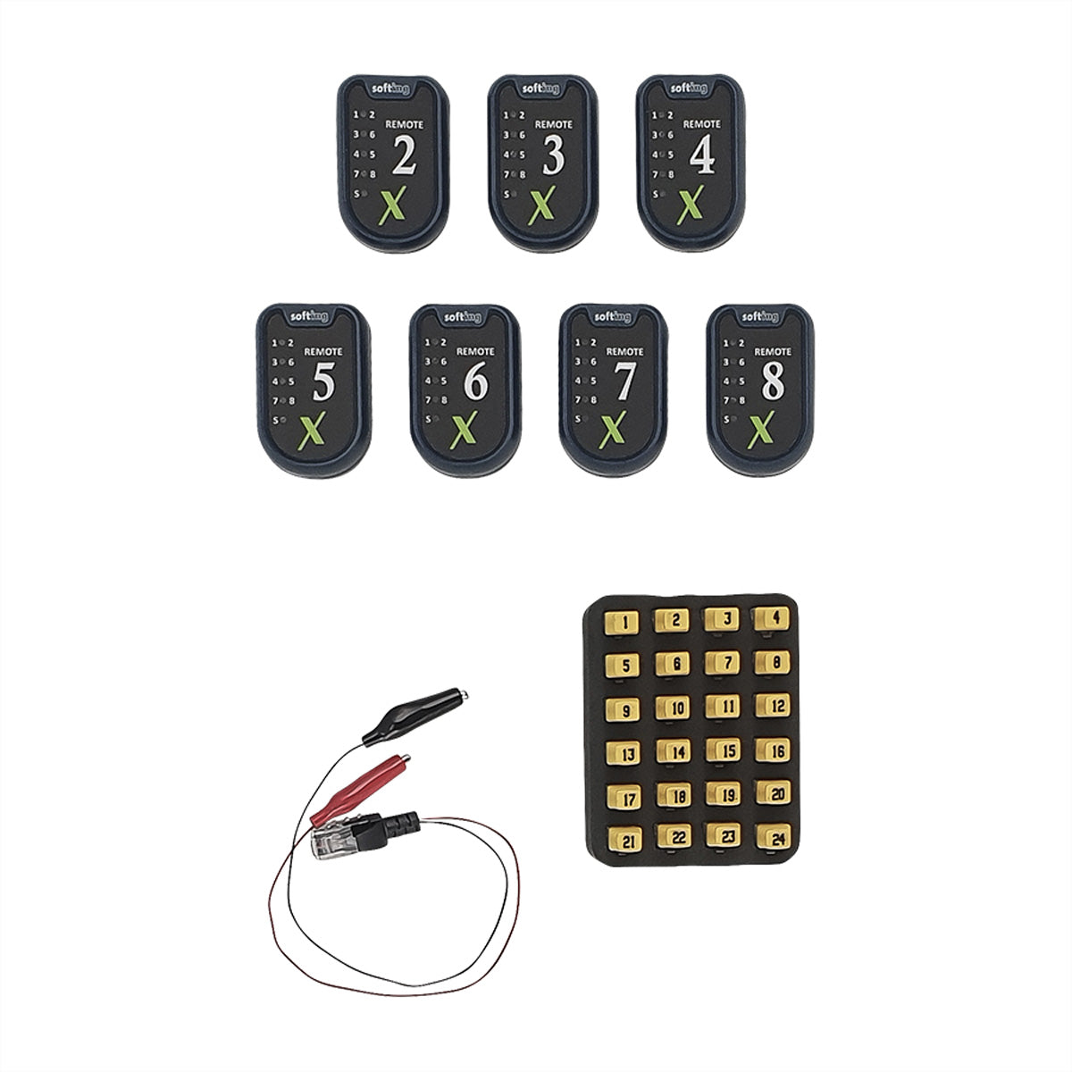 Softing IT Networks Zubehör-Kit – Kabeltester – RJ45/M12, Port-Identifikator, für LinkXpert Serie