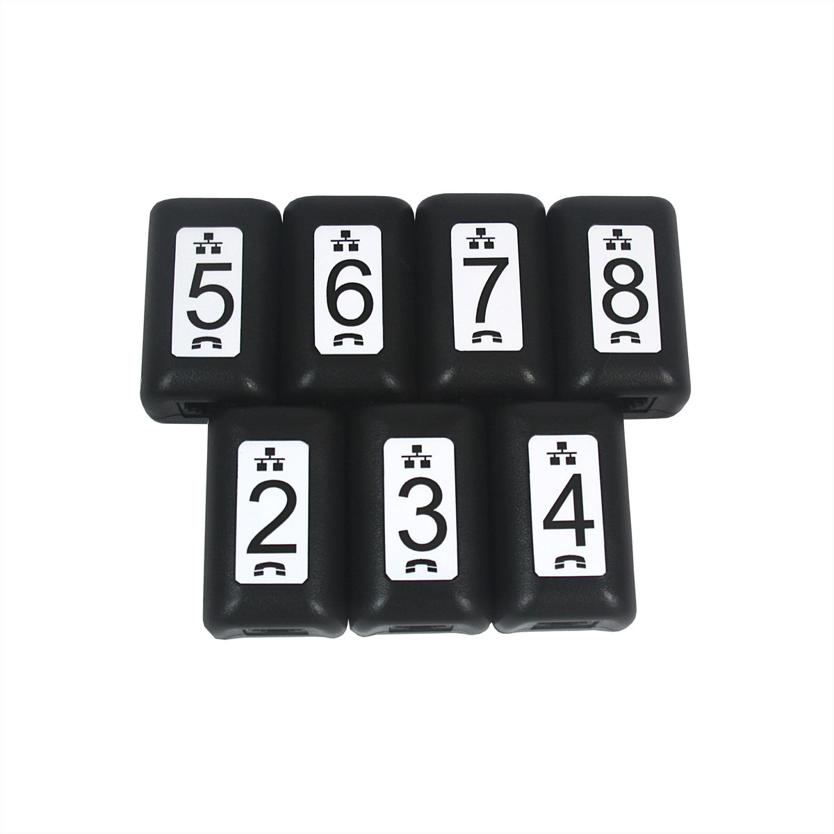 Softing IT Networks Wiremap-Marker Set, 7 Stück – für CableMaster (210/500/600/800), LinkXpert, NetXpert XG