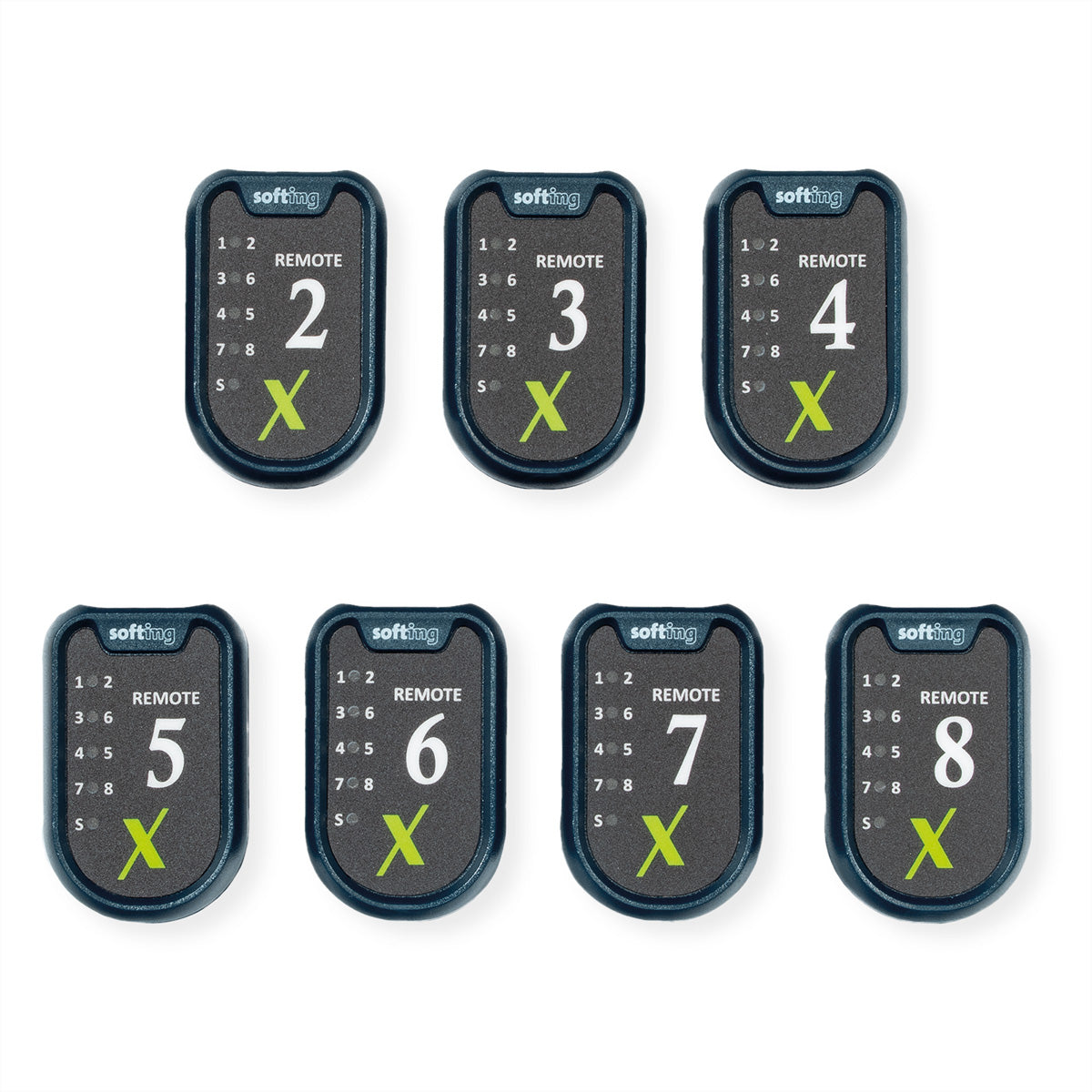 Softing IT Networks Smart Remotes für LinkXpert – Netzwerk-Kabeltester – Set mit 7, für LinkXpert TP/M3