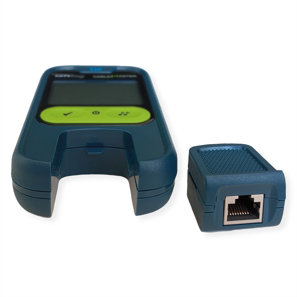 Softing IT Networks CableMaster 210 Kit – Netzwerk-Kabeltester – RJ45, LCD-Anzeige, für Ethernet-Kabel