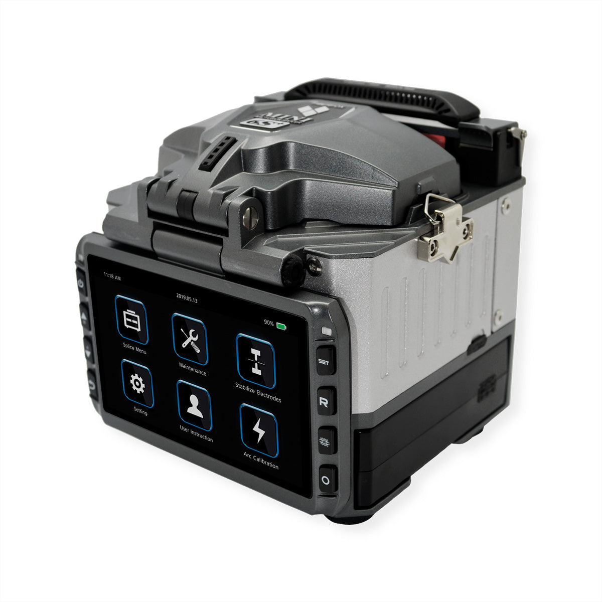 Softing IT Networks FiberFox Mini 6+ Spleissgerät – Spleisszeit 6 s – 2×5,2 Ah & Ladegerät, Koffer