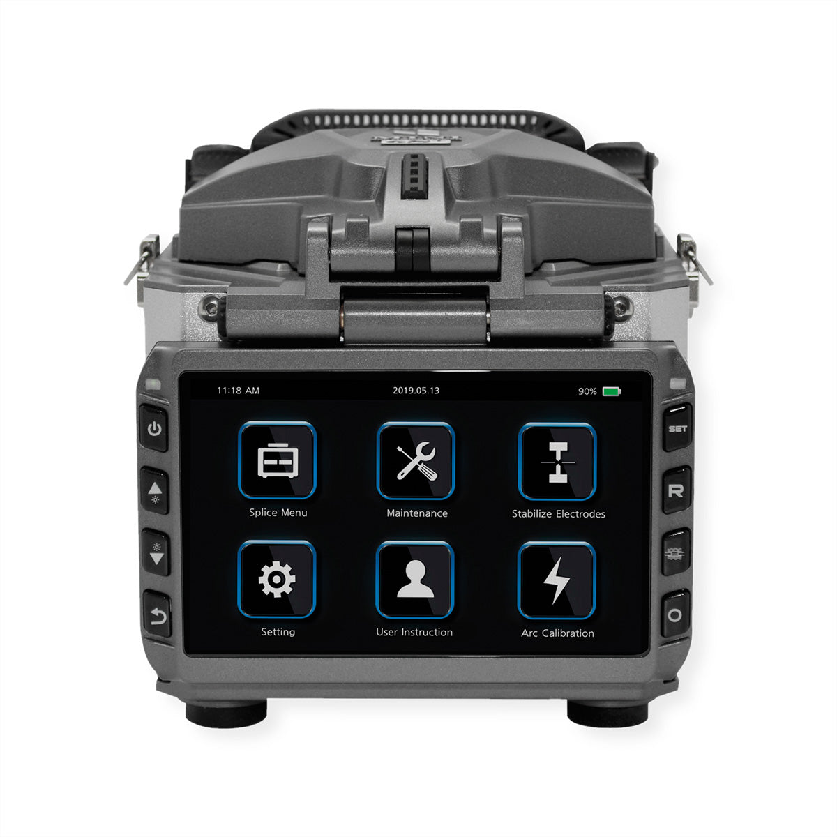 Softing IT Networks FiberFox Mini 6+ Spleissgerät – Spleisszeit 6 s – 2×5,2 Ah & Ladegerät, Koffer