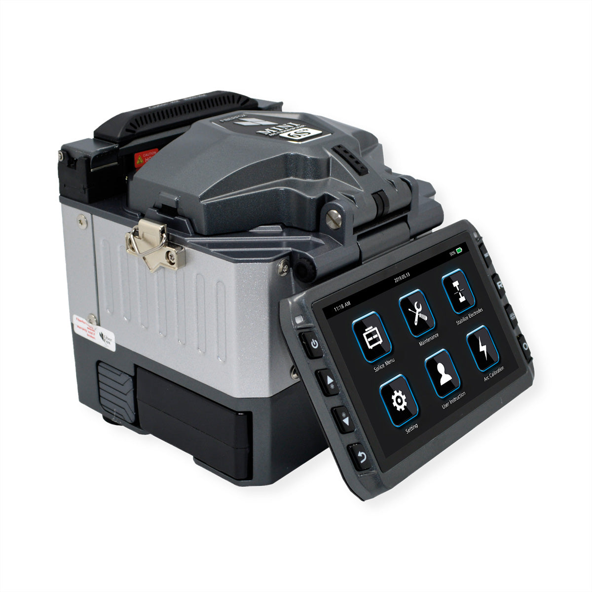 Softing IT Networks FiberFox Mini 6+ Spleissgerät – Spleisszeit 6 s – 2×5,2 Ah & Ladegerät, Koffer