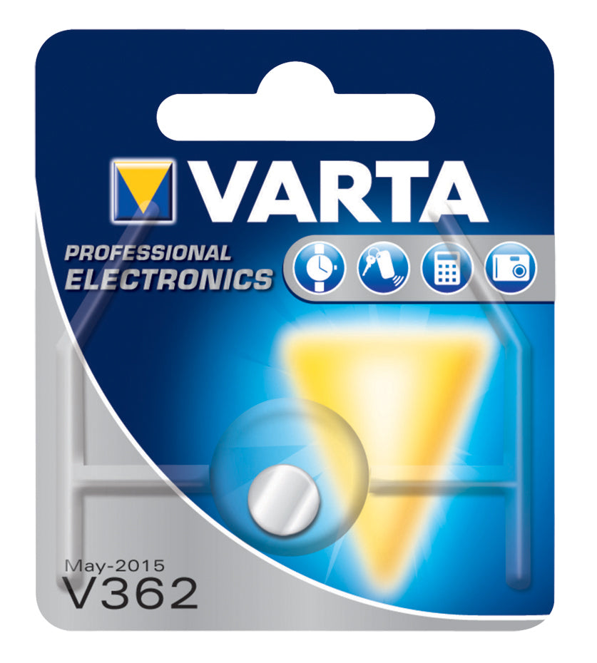 VARTA Knopfzelle V362, Silberoxid, 1,55 V – 1 Stk.