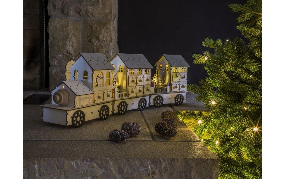 STT Adventskalender – Zug – zum Befüllen – 55 × 17,2 × 9 cm