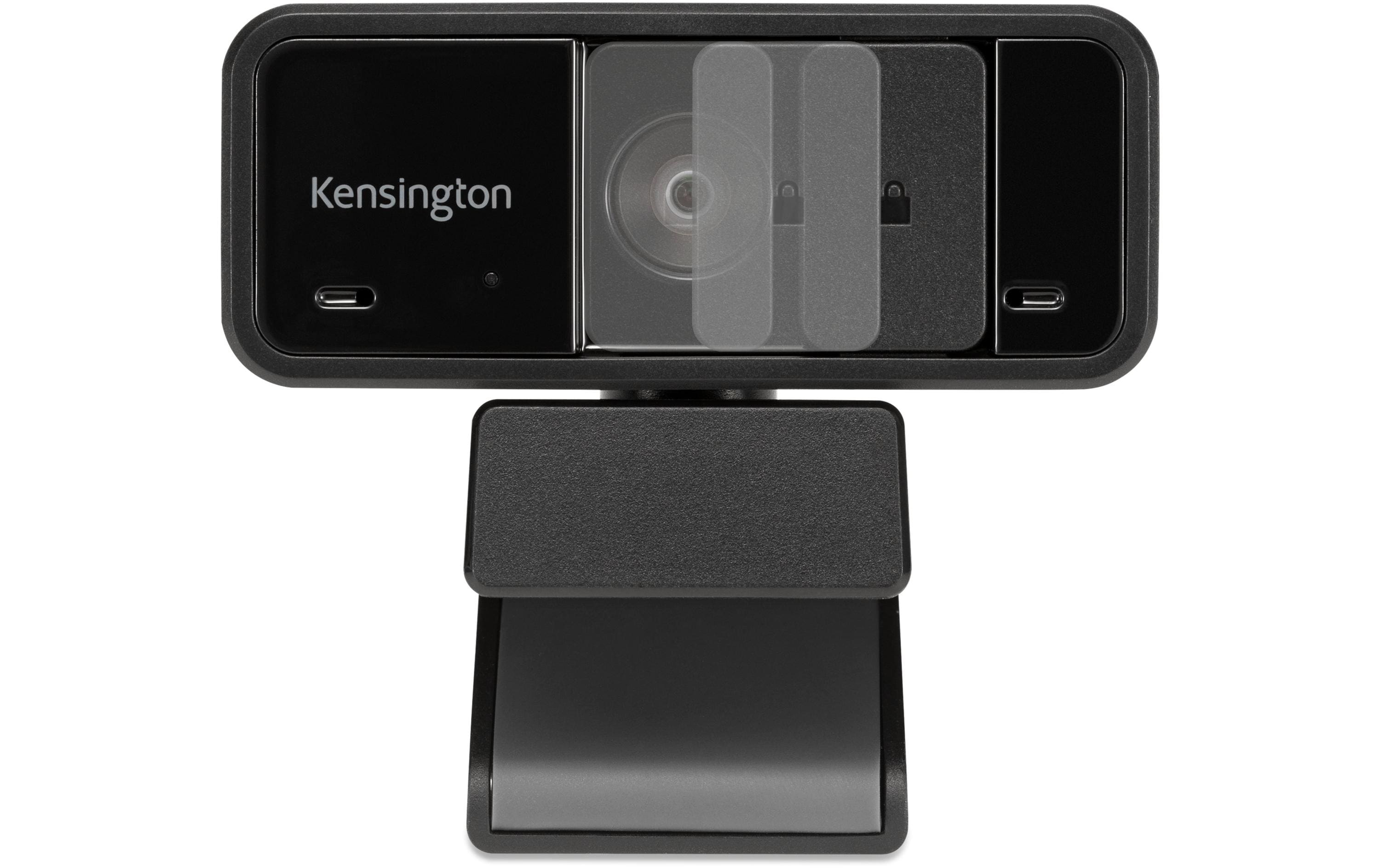 Kensington W1050 – Webcam – Full HD 1080p, USB‑A, Fester Fokus, Mikrofon, Schwarz