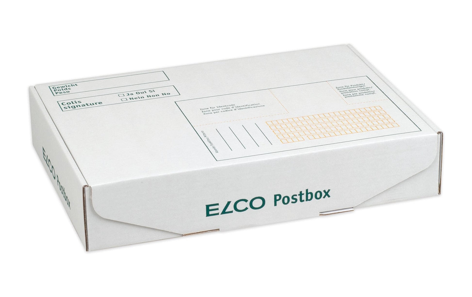Elco Faltschachtel, Weiss – 250 × 175 × 50 mm – 5 Stk.