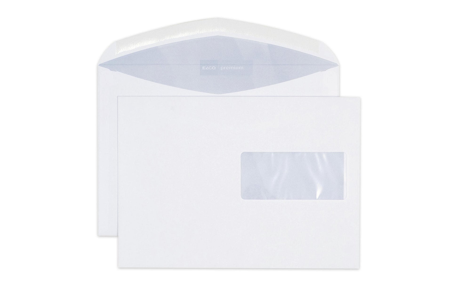 Elco Kuvert C5, mit Fenster, weiss, 100 g/m²