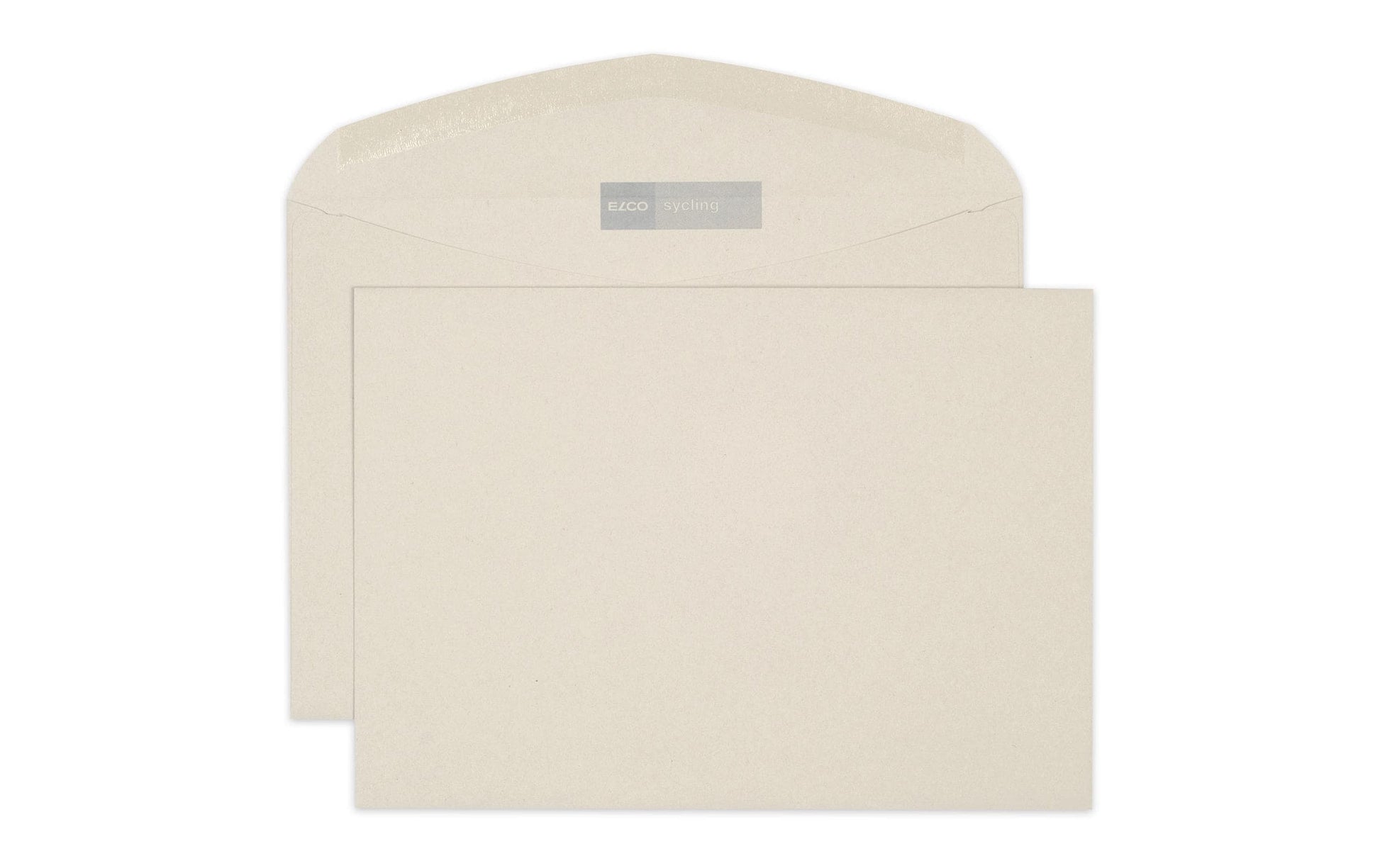 Elco Couvert C5 (229 × 162 mm), ohne Fenster, nassklebend (Optimail), grau, 100 g/m², Papier – 500 Stk.