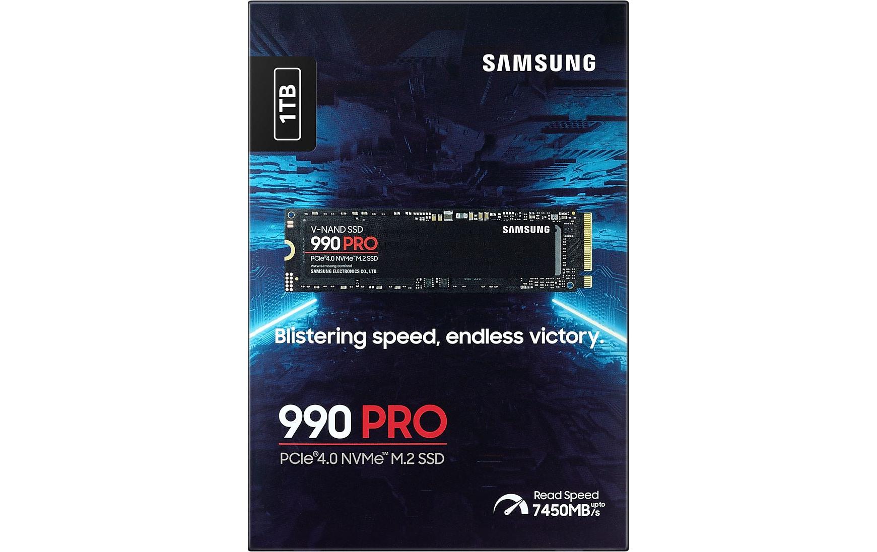 Samsung 990 PRO – 1 TB, M.2 2280 NVMe, PCIe 4.0 x4