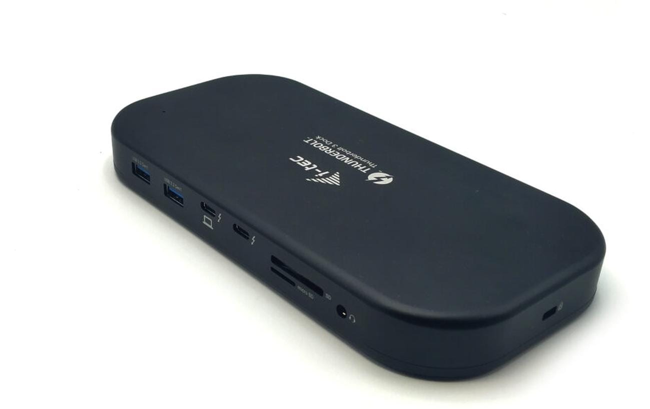 i-tec Dockingstation – Thunderbolt 3, 1× HDMI, 5× USB-A, 1× USB-C, 60 W PD, GbE, für Windows/Mac/iPadOS