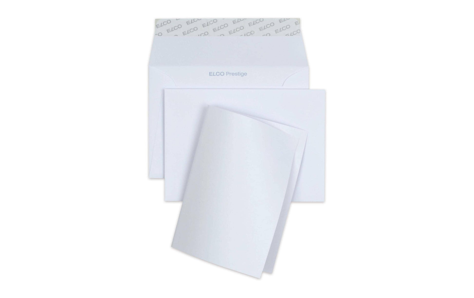Elco Grusskarte – A6 (105 × 148 mm) – mit Umschlägen, hochweissem Karton, 10er Pack