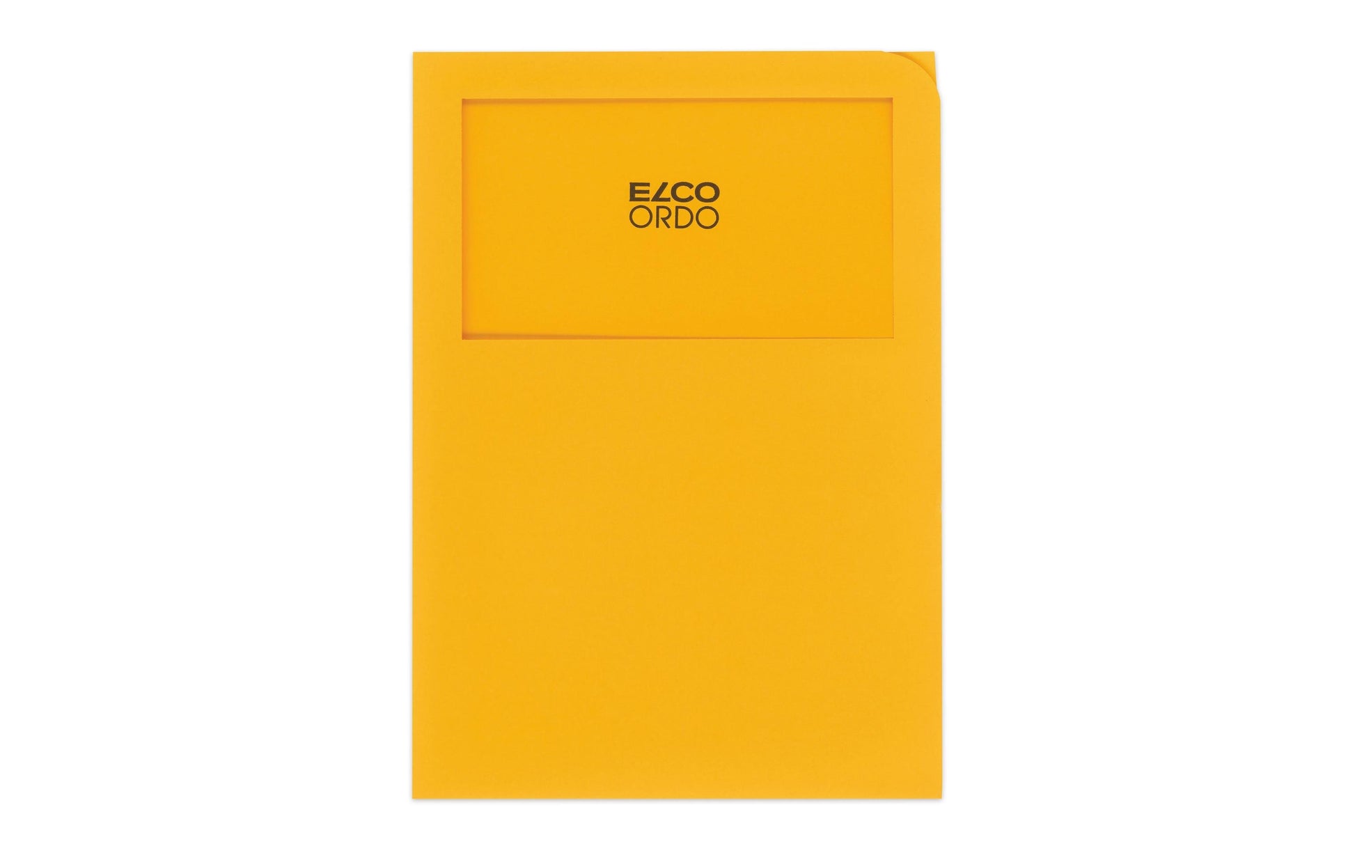 Elco Sichtmappe A4 – Goldgelb, Papier, Fronttasche, 100er-Pack