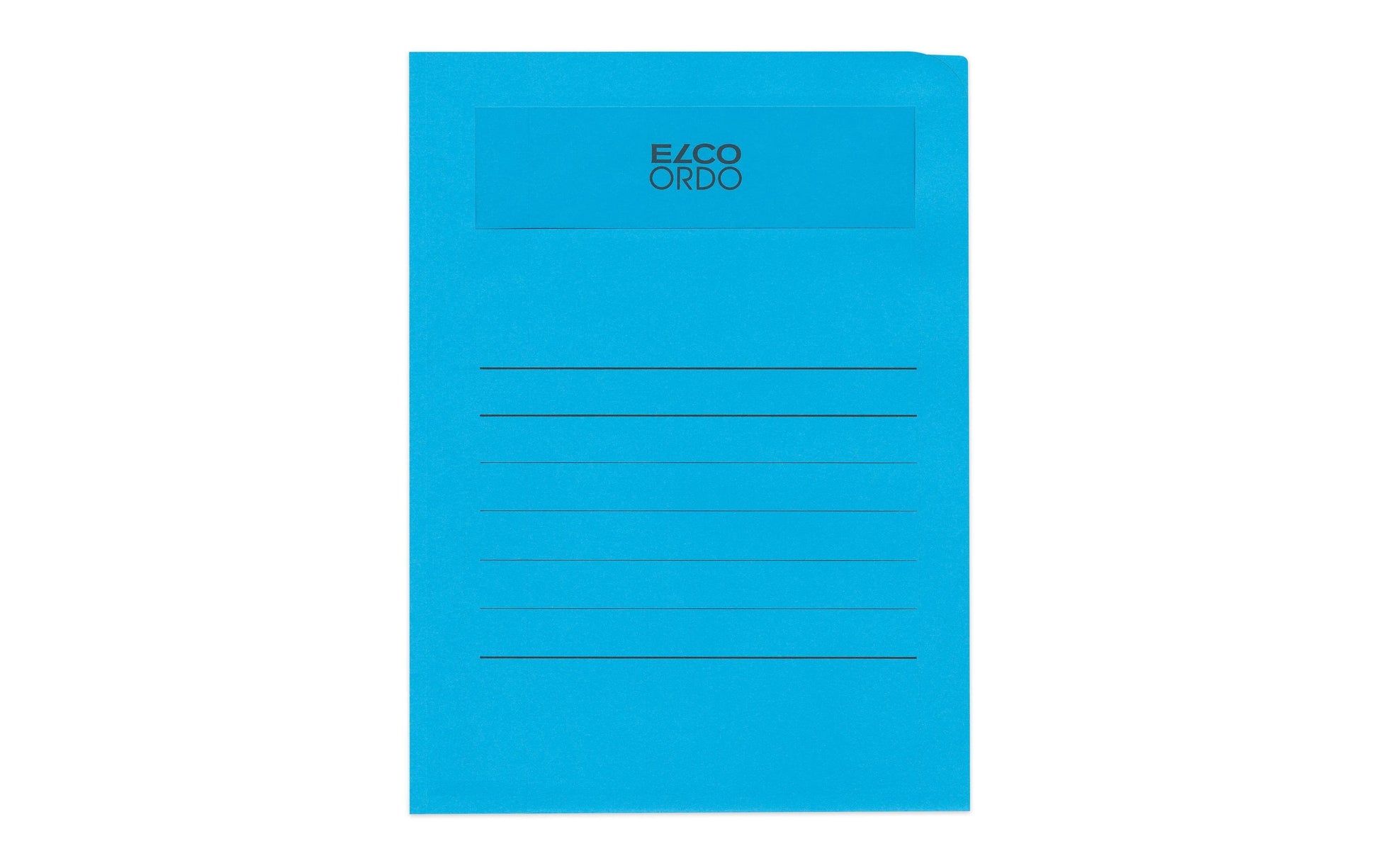 Elco Sichtmappe A4 – 50 Hüllen, Intensivblau, Papier, Fronttasche