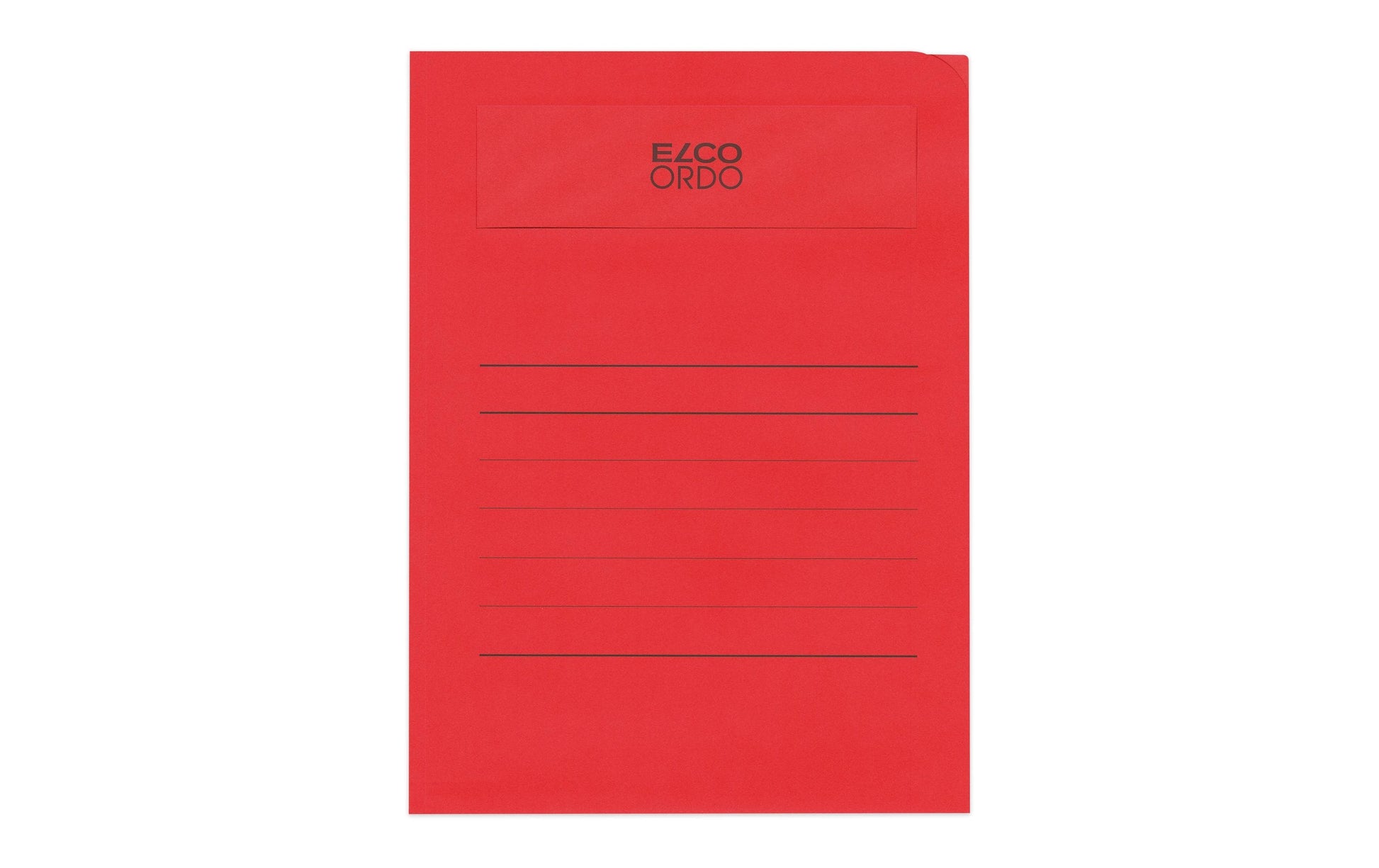 Elco Sichtmappe A4 – intensivrot, Papier, 50er-Pack