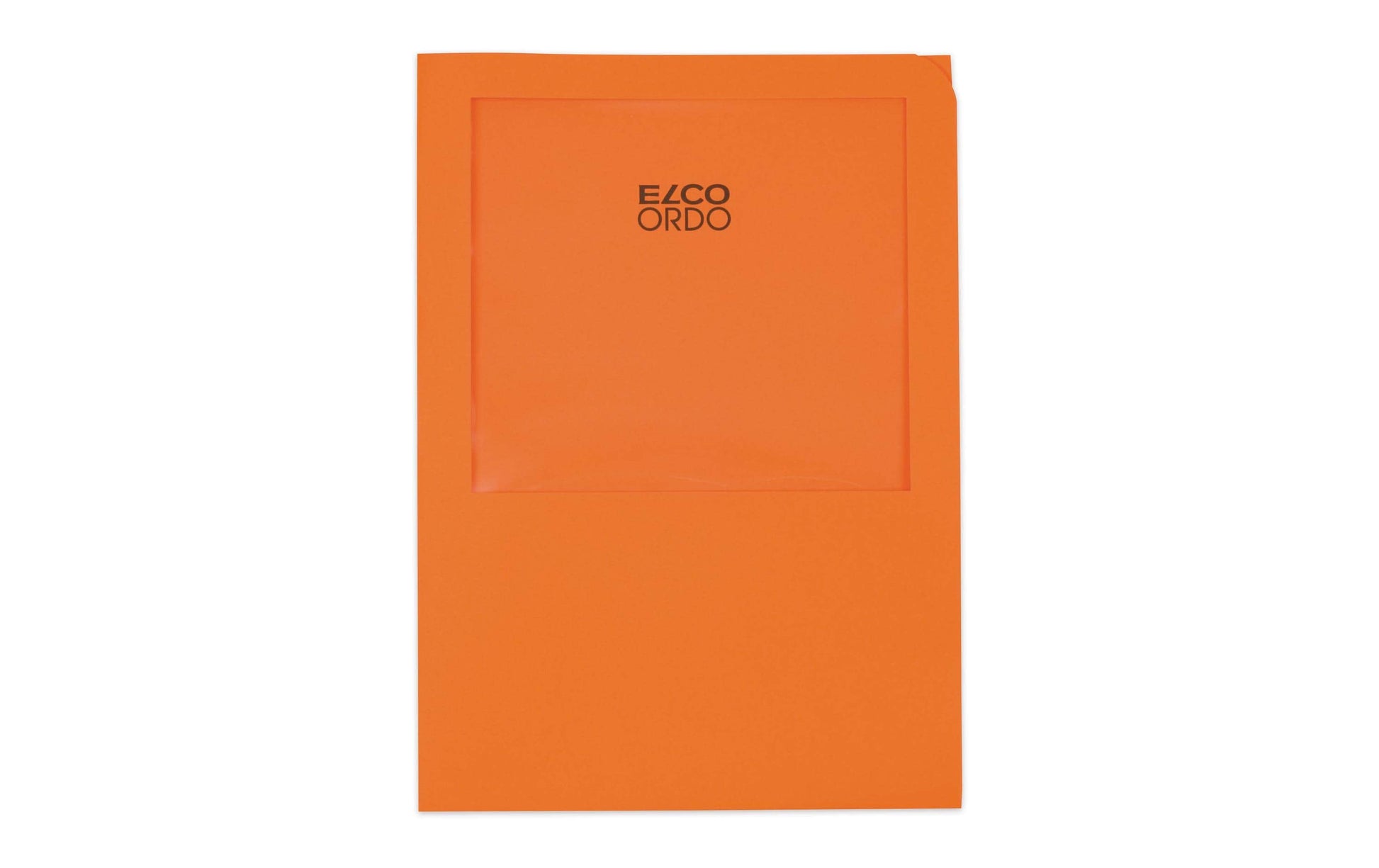 Elco Ordo Transport Sichtmappe A4 – 100er-Pack, orange, Papier