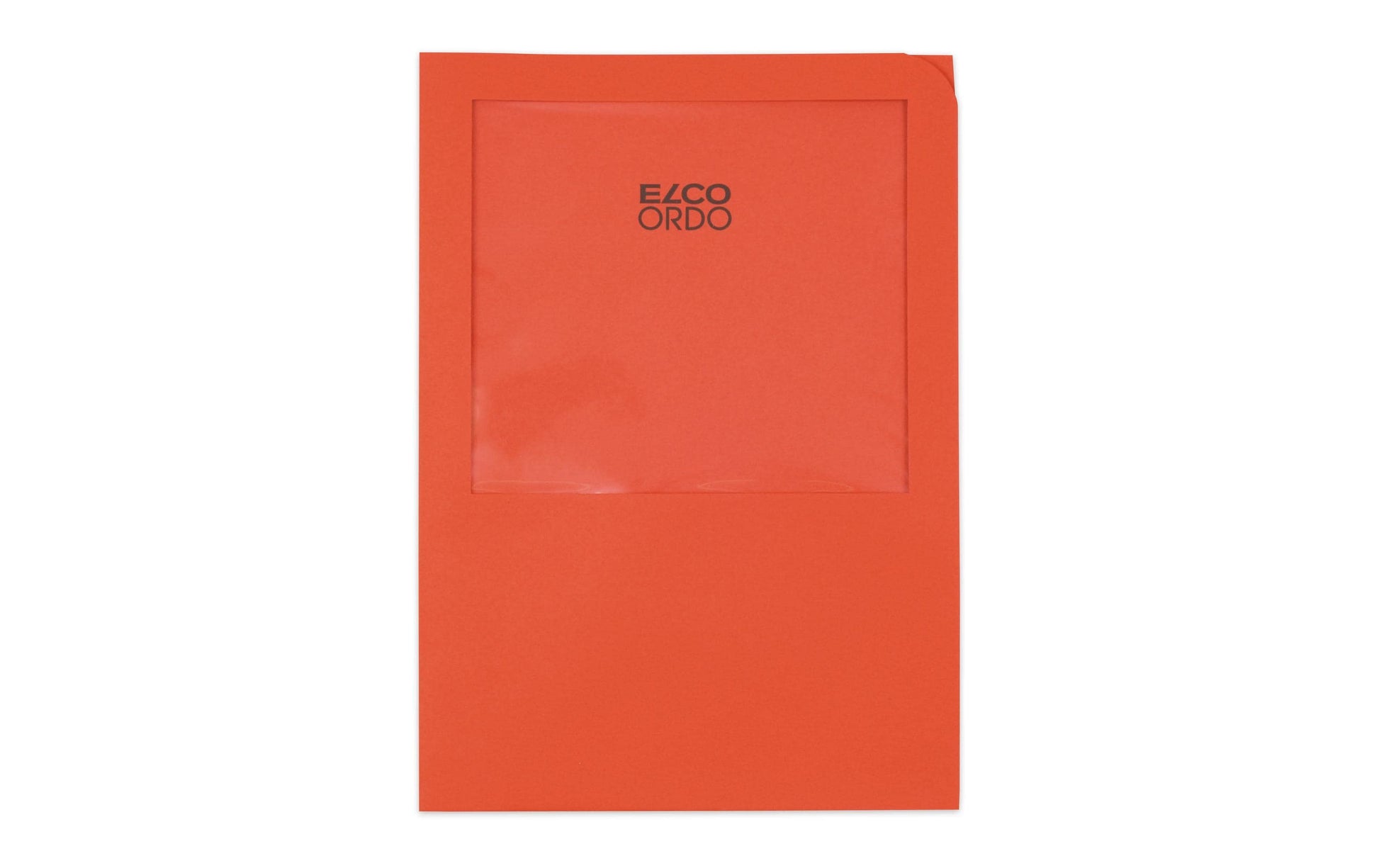 Elco Ordo Transport Sichtmappe A4 – 100 Hüllen, Intensivrot, Papier