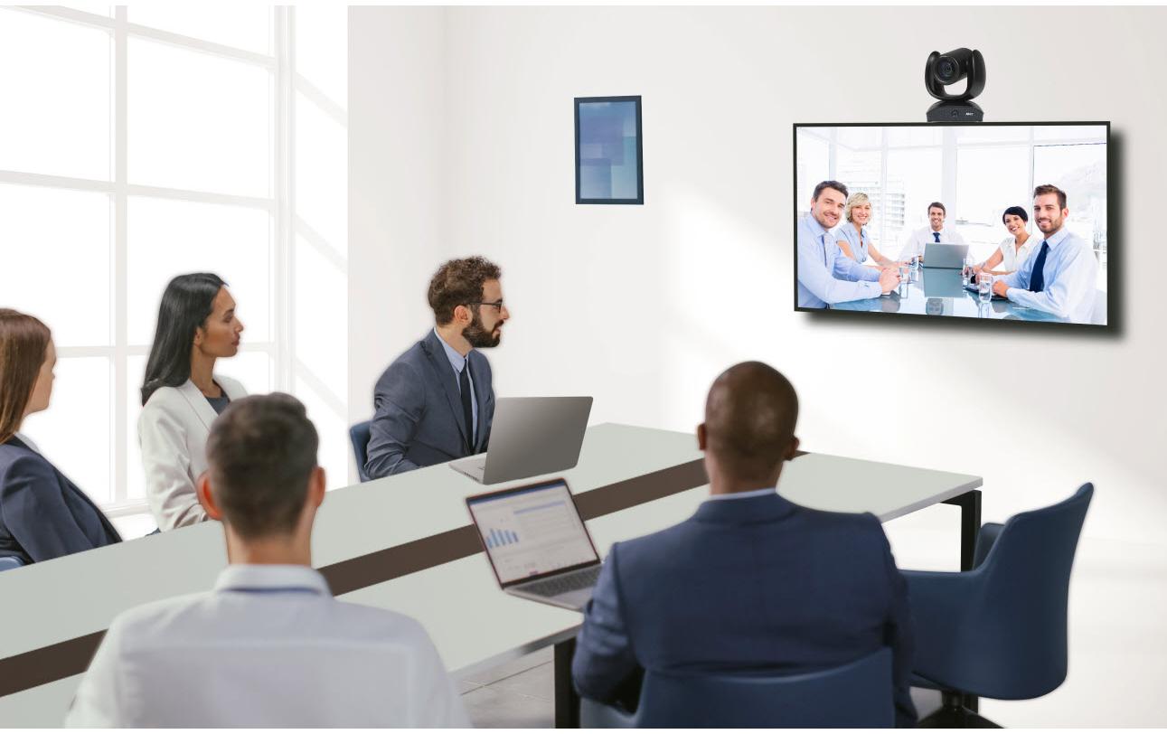 AVer CAM570 – PTZ-Kamera, 4K30, 12× optischer Zoom, HDMI/USB/IP/RS-232, schwarz