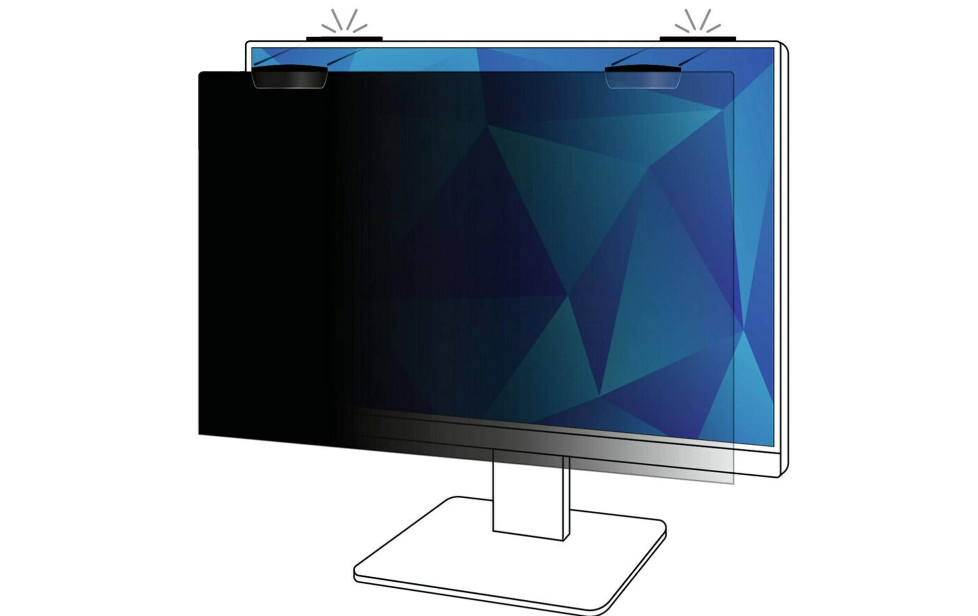 3M Displayschutz für 21,5"-Monitore (16:9)