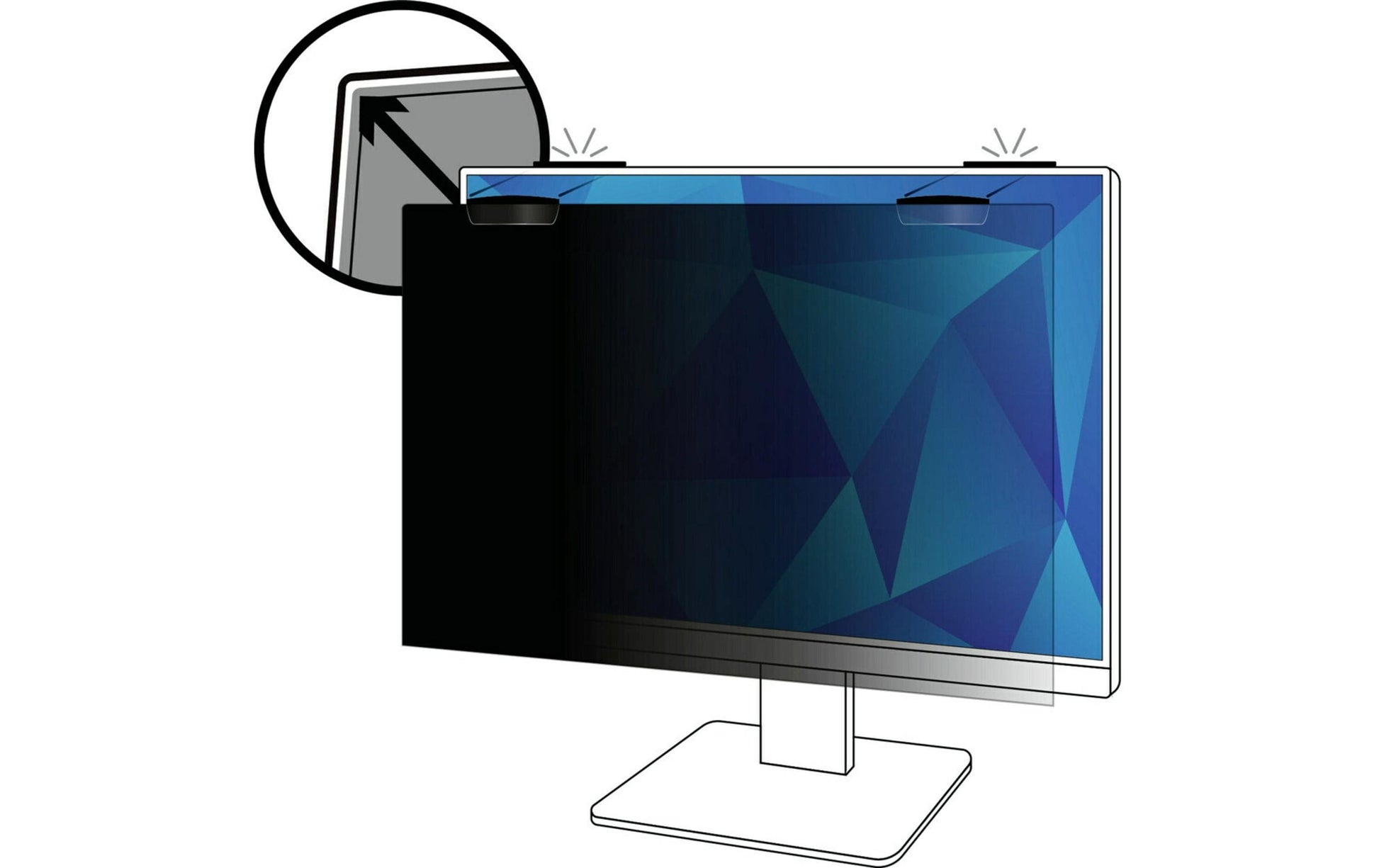 3M Displayschutz für 21,5"-Monitore (16:9)