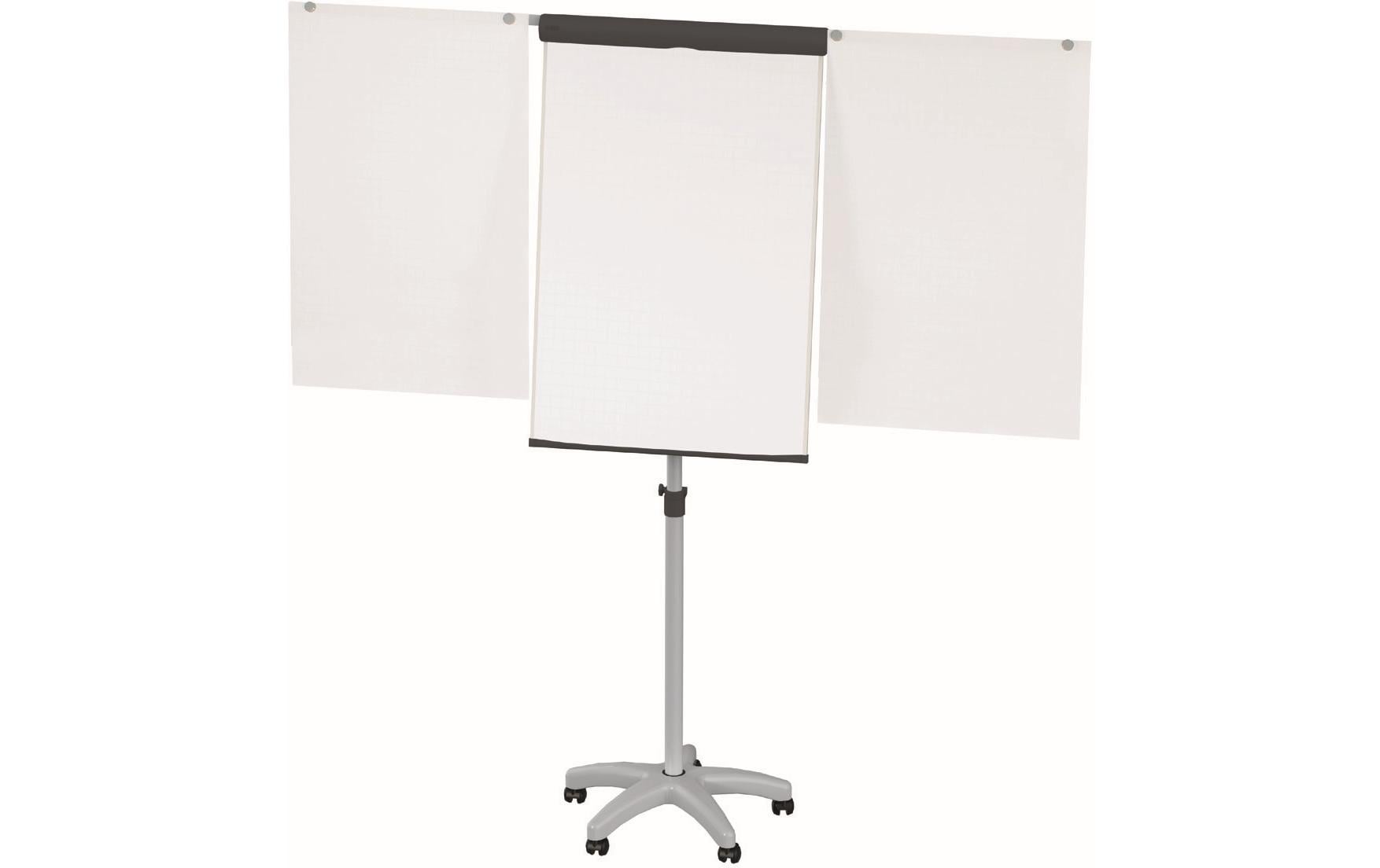 MAUL Flipchart – 66 × 97 cm, weiss, Metall