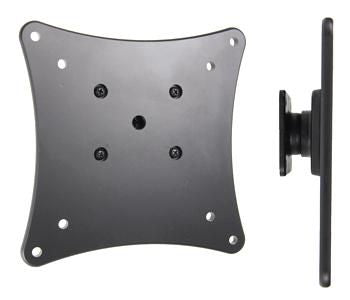 Brodit VESA-Adapterplatte – VESA 75×75/100×100 mm – neigbar – Schwarz – für VESA-Montage