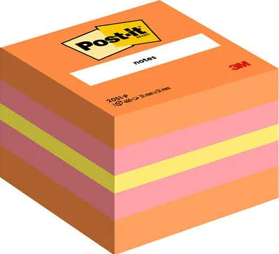 Post-it Haftnotizen – 51×51 mm – Mehrfarbig, 400 Blatt, PEFC