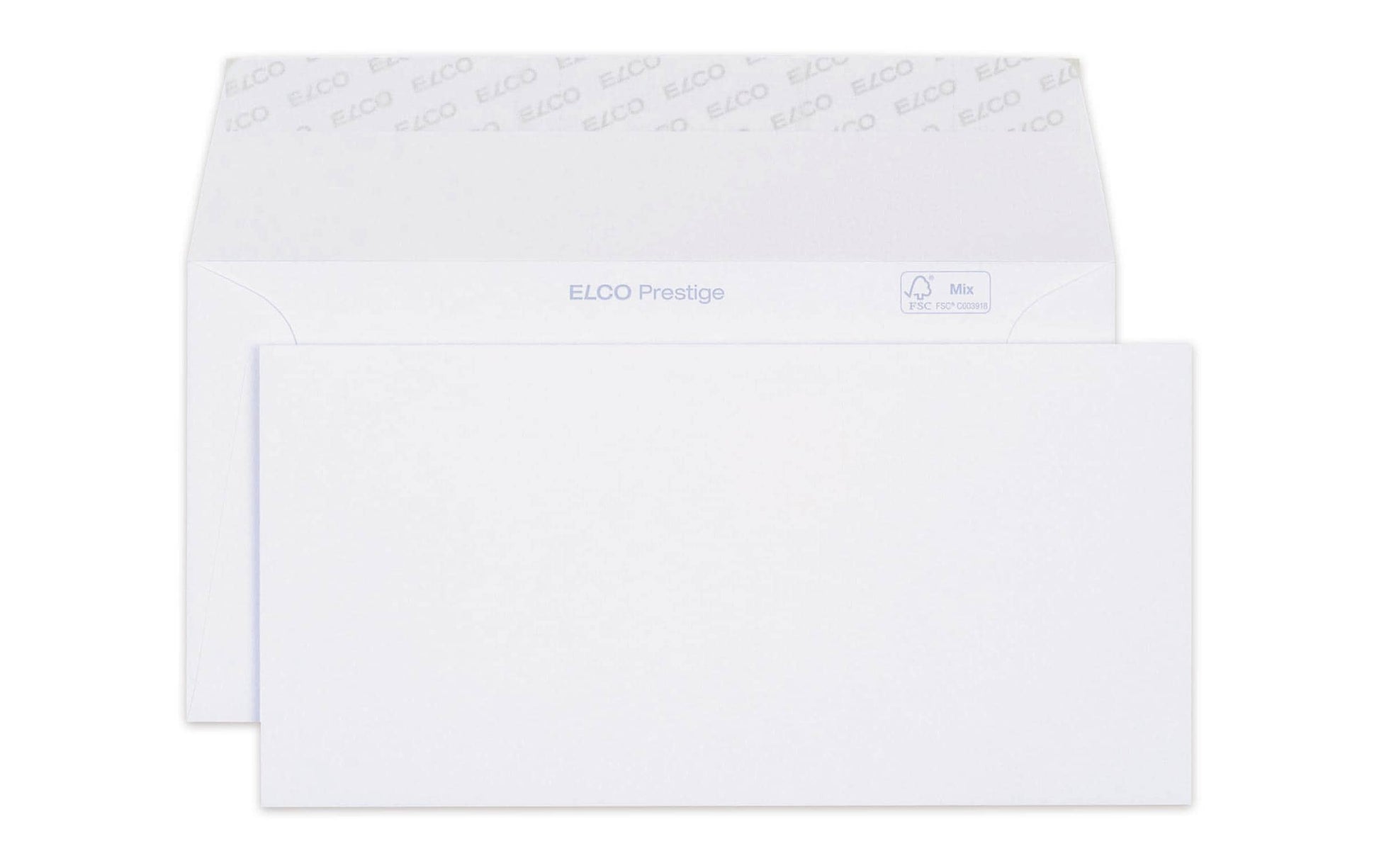 Elco Couvert C5/6, ohne Fenster, Haftklebung, weiss, 120 g/m² – 25 Stk.