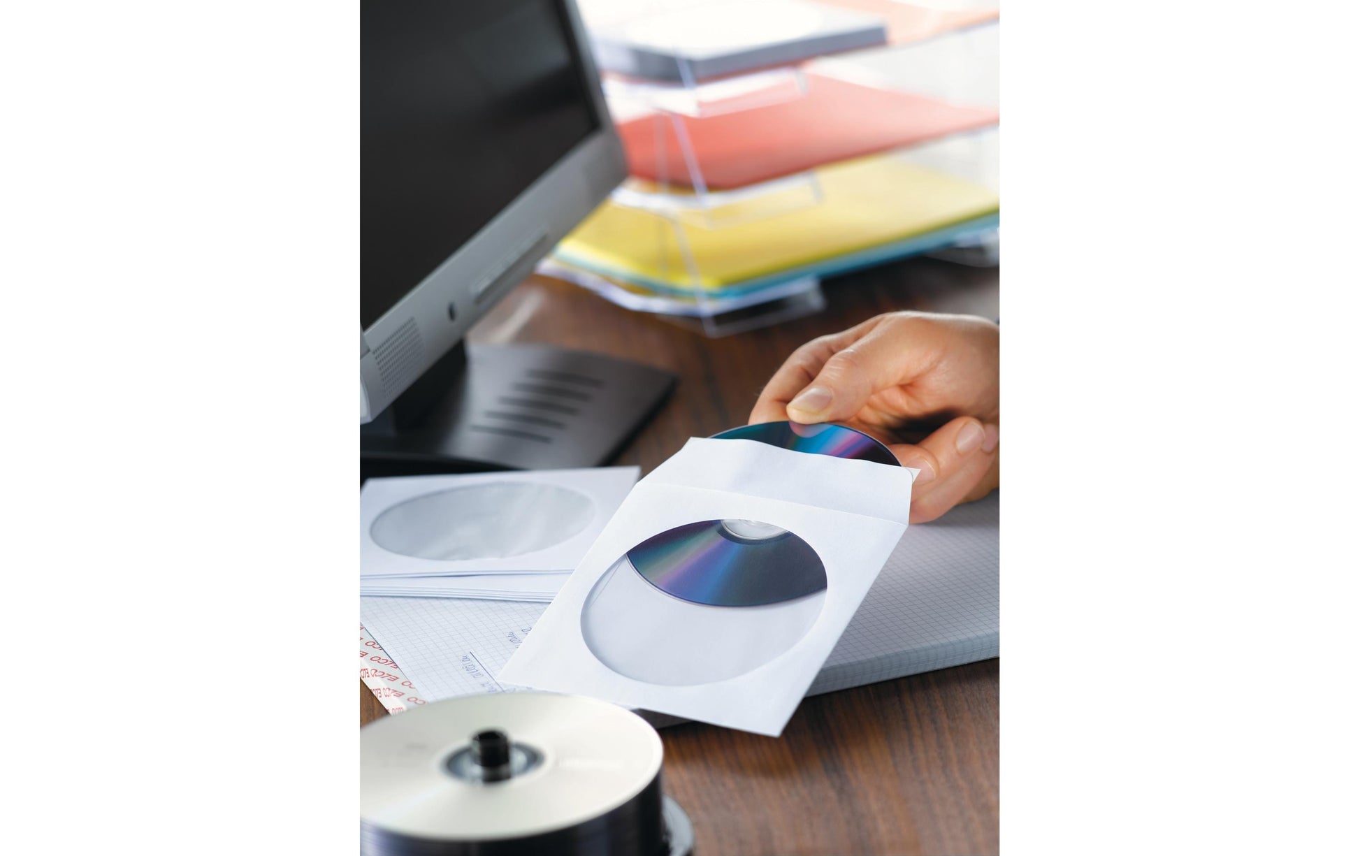 Elco Discpack – 1 Disk, FSC-Papier, 125 × 125 mm, 25er Pack