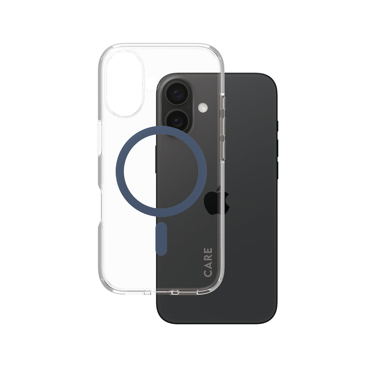 PanzerGlass Backcover CARE Flagship – für Apple iPhone 16 – blau – MagSafe-kompatibel
