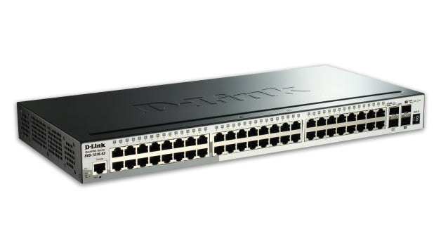 D-Link DGS-1510-52X – Managed L3 Switch – 48× 1G, 4× SFP+, 1U