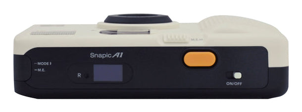 Kodak Snapic A1 – Kompakt-Filmkamera, 35 mm, 25 mm, Integrierter Blitz, Weiss