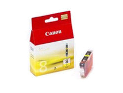 Canon Tintenpatrone CLI-8Y, Gelb, 530 Seiten – für Canon Drucker
