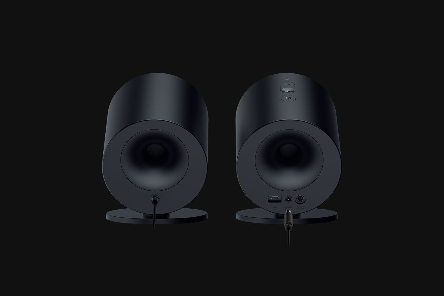 Razer Nommo V2 X, Paar – PC-Lautsprecher-Set – 2.0, THX, Bluetooth 5.0, USB-C, Schwarz
