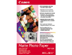 Canon MP-101 Fotopapier – matt, A4, 170 g/m², 50 Blatt – für Canon Serie S, Canon BJC-8200