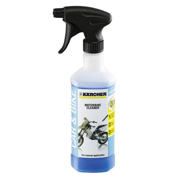 Kärcher Motorradreiniger – für Motorrad, Fahrrad & Motorroller – 500 ml – 1 Stk.