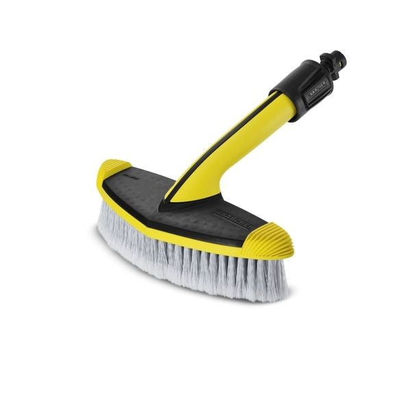 Kärcher Bürstenaufsatz WB 60 – weich, Gummi, 24,8 cm Arbeitsbreite, schwarz/gelb, für K 2, K 4 & weitere