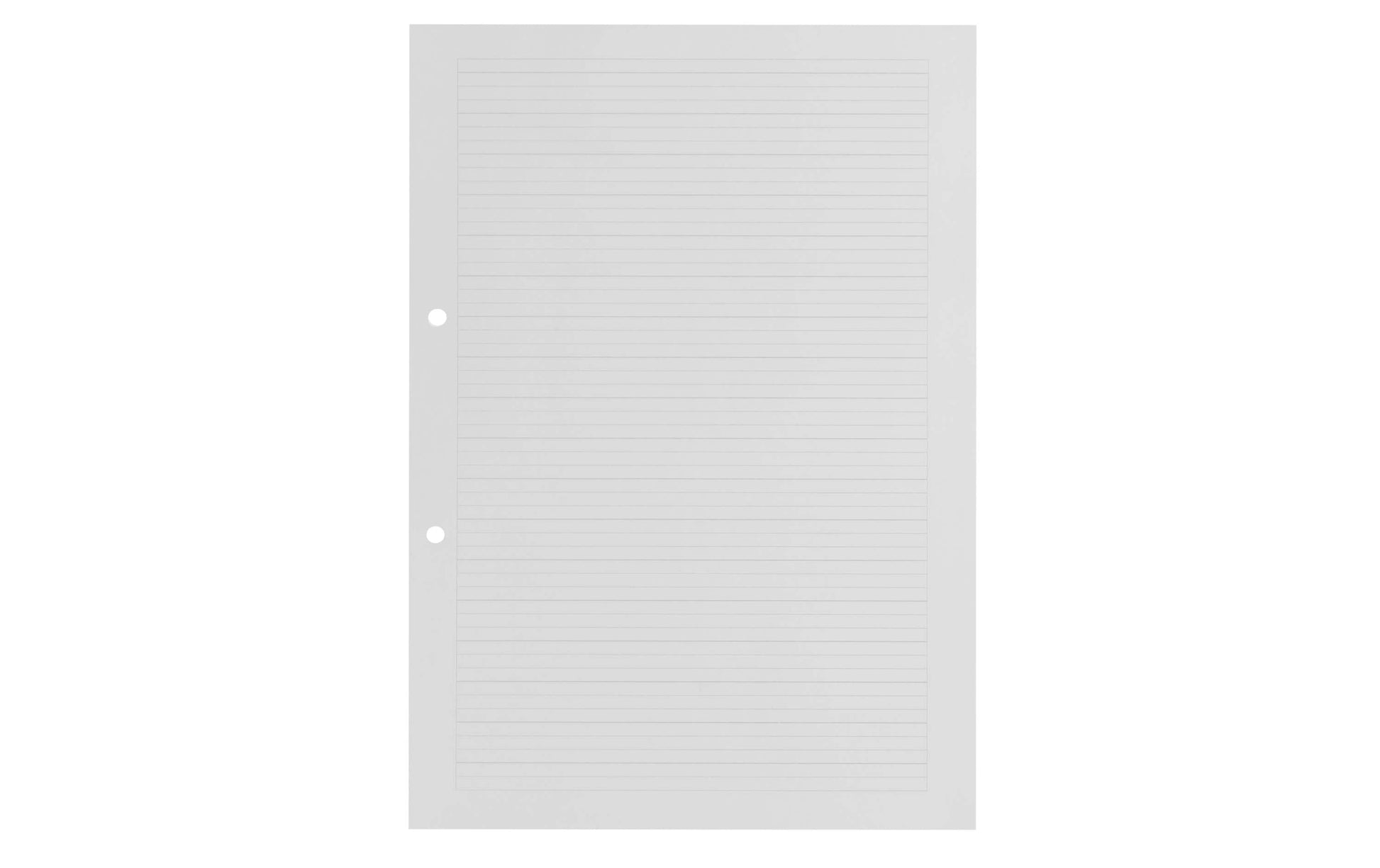 Ingold-biwa Notizbuch-Einlagen A4, liniert 5 mm, mit Rand, 2-fach gelocht, 90 g/m² – 500 Blatt