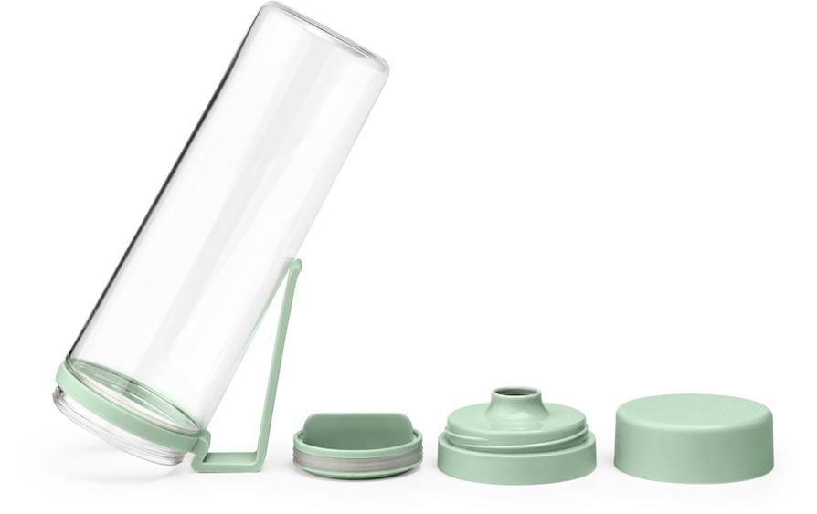 Brabantia Make & Take Trinkflasche 500 ml – Kunststoff, Schraubdeckel, Jadegrün