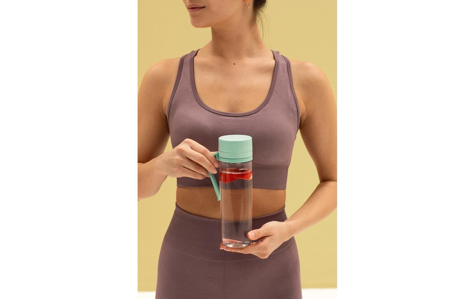 Brabantia Make & Take Trinkflasche 500 ml – Kunststoff, Schraubdeckel, Jadegrün