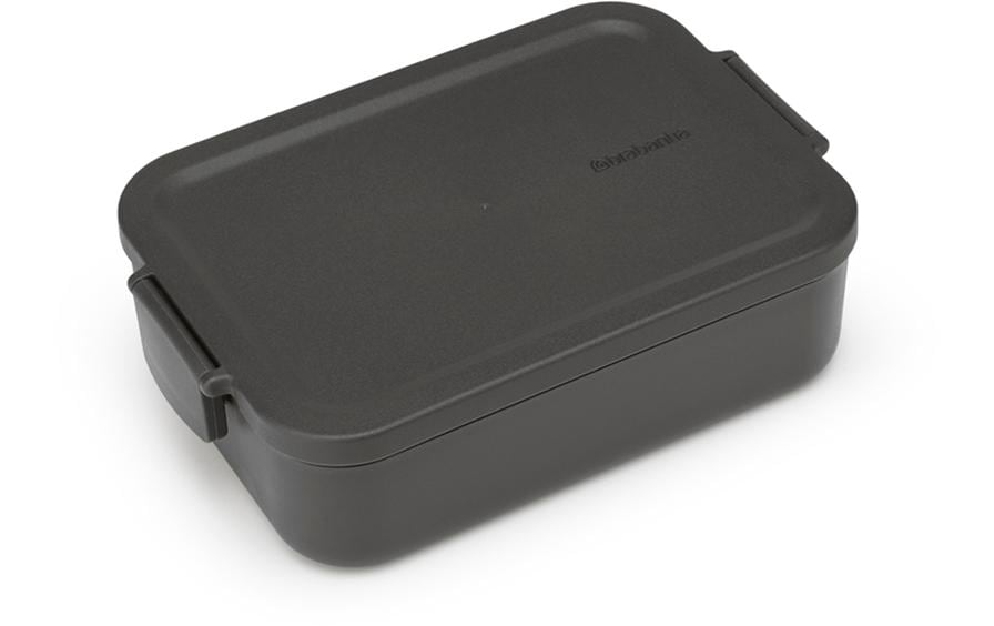 Brabantia Lunchbox Make & Take – 1,1 l – dunkelgrau – Recycling-Kunststoff – 1 Stk.