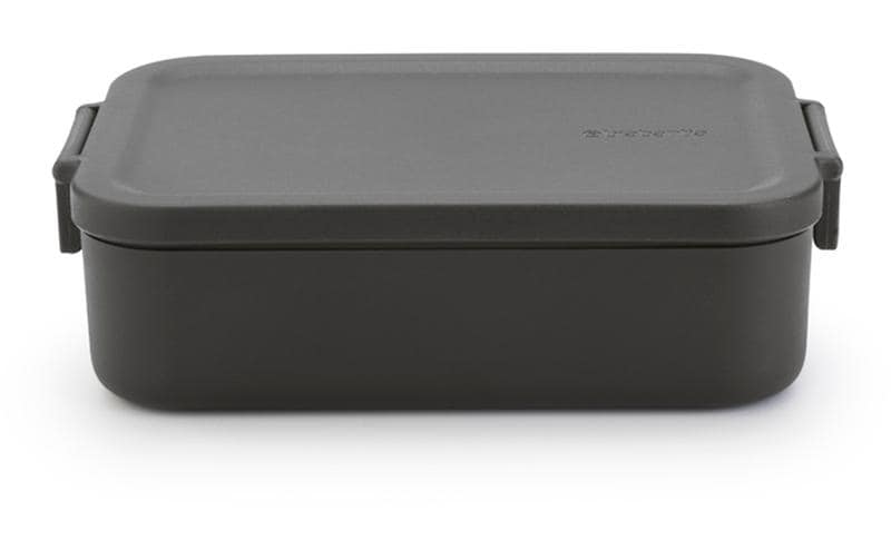 Brabantia Lunchbox Make & Take – 1,1 l – dunkelgrau – Recycling-Kunststoff – 1 Stk.