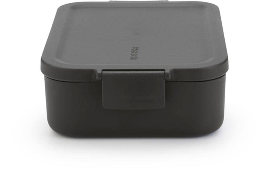 Brabantia Lunchbox Make & Take – 1,1 l – dunkelgrau – Recycling-Kunststoff – 1 Stk.