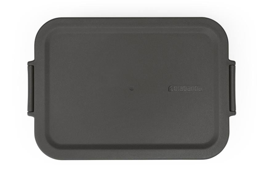 Brabantia Lunchbox Make & Take – 1,1 l – dunkelgrau – Recycling-Kunststoff – 1 Stk.