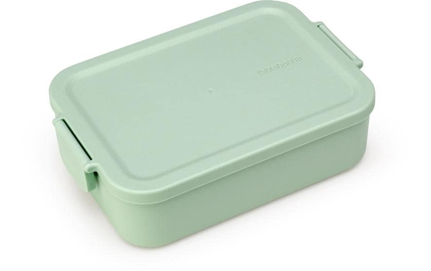 Brabantia Make & Take – Lunchbox 1,1 l, 20 × 13,5 × 5,5 cm, Kunststoff (recycelt), Hellgrün