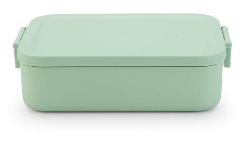 Brabantia Make & Take – Lunchbox 1,1 l, 20 × 13,5 × 5,5 cm, Kunststoff (recycelt), Hellgrün