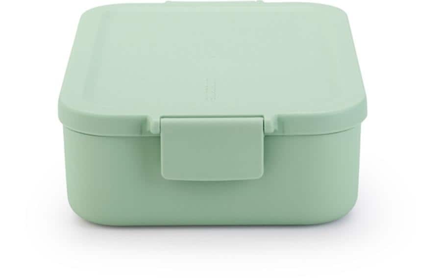 Brabantia Make & Take – Lunchbox 1,1 l, 20 × 13,5 × 5,5 cm, Kunststoff (recycelt), Hellgrün