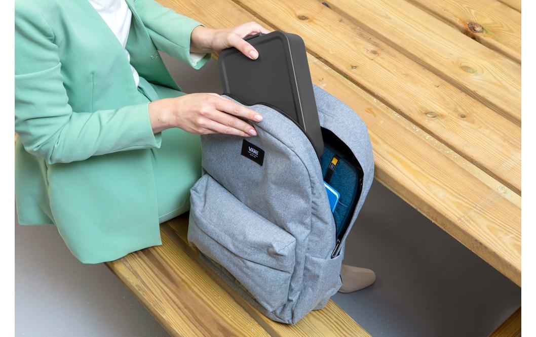 Brabantia Make & Take – Lunchbox 2 l, 25,5 × 16,7 × 6 cm, Kunststoff, Dunkelgrau
