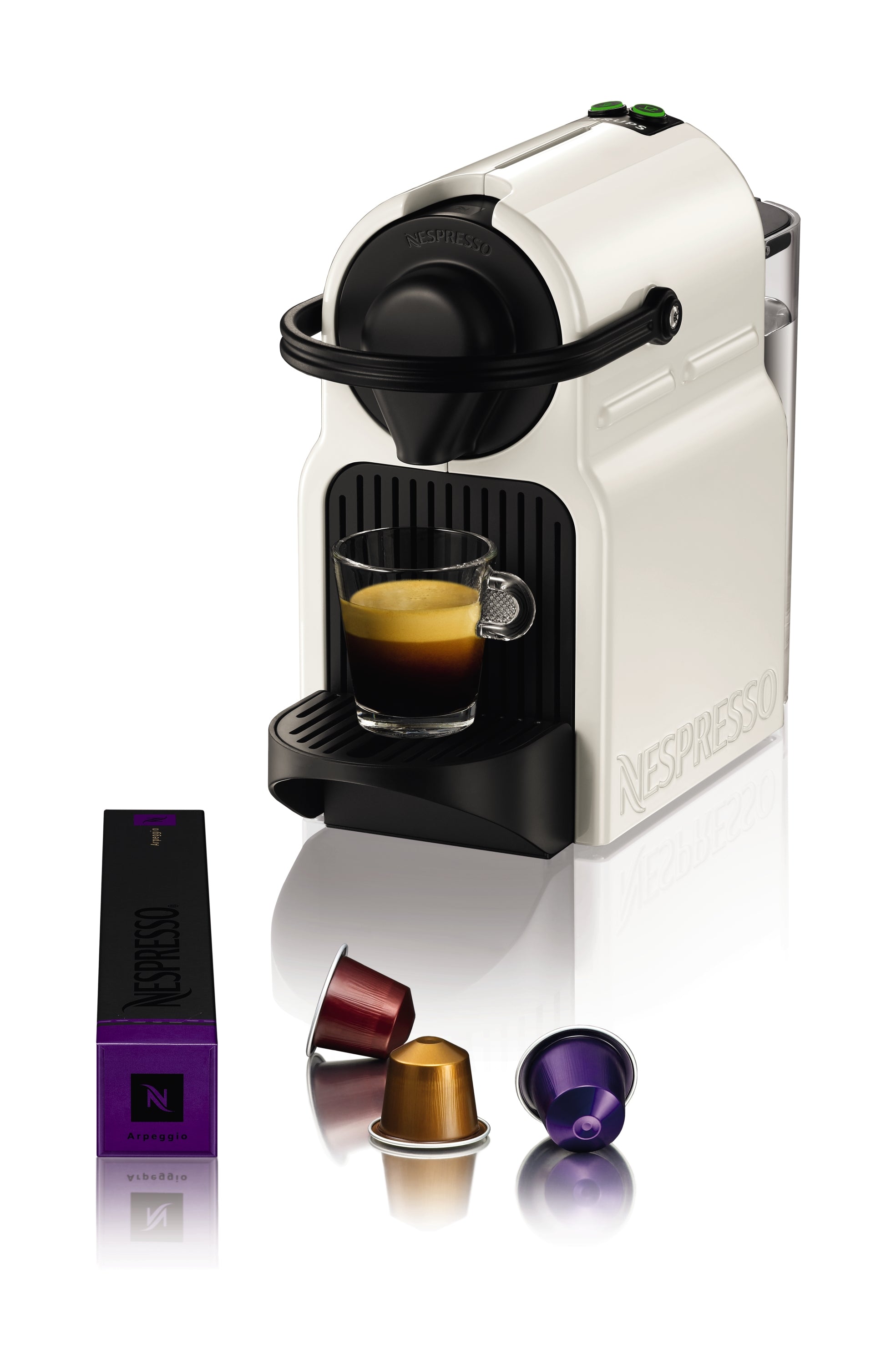 Krups Inissia XN1001 Kapselmaschine – für Nespresso-Kapseln, 19 bar, 700 ml, Weiss