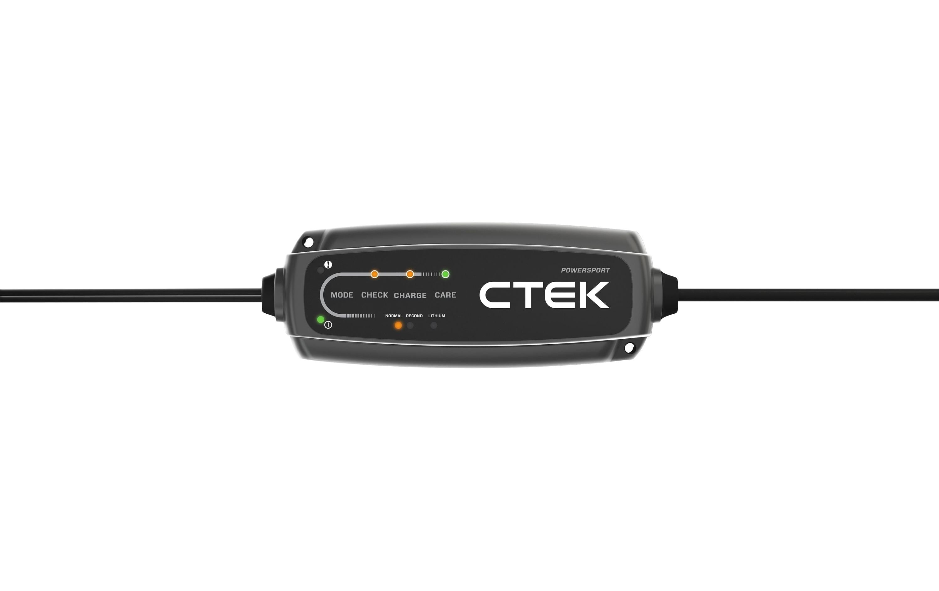 CTEK CT5 PowerSport Batterieladegerät 12 V, 27,6 W – 2,3 A, 3-stufig, IP65 – für 12 V Batterien (LiFePO4, AGM)